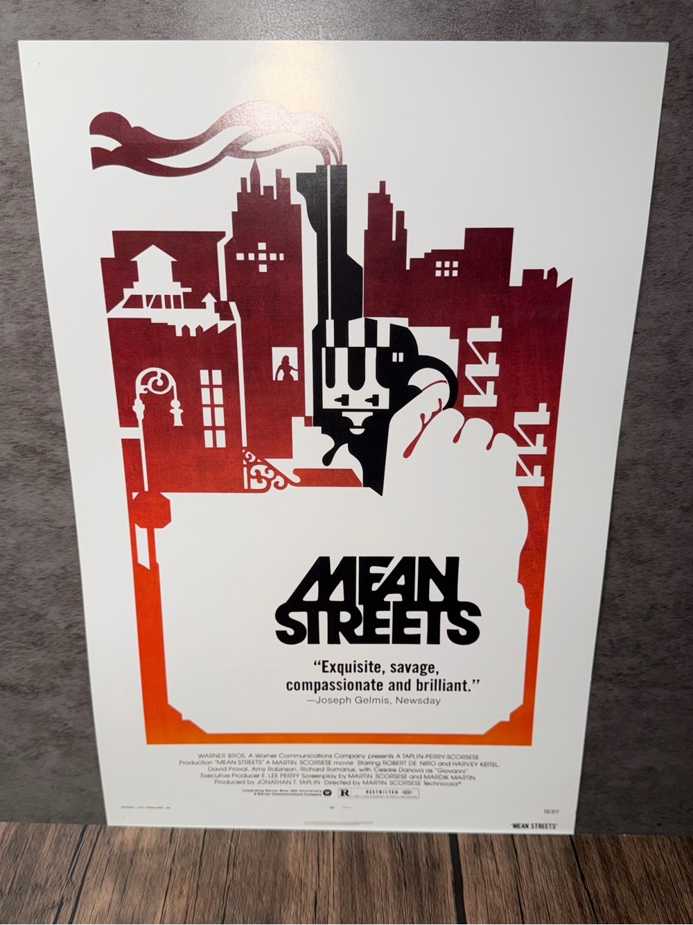 Mean Streets (1973) Movie Poster Art Print - 11x17”